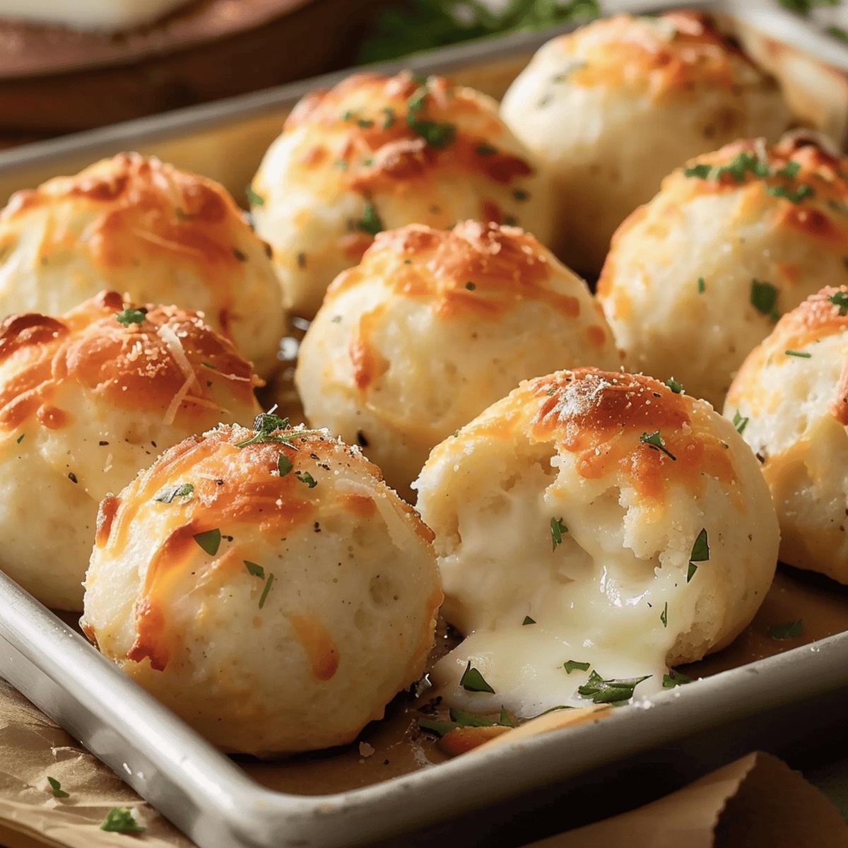 Incredible Mozzarella Biscuit Bombs Recipe