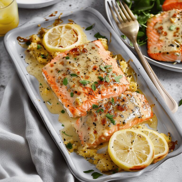 Succulent Dijon Herb Crusted Salmon Recipe