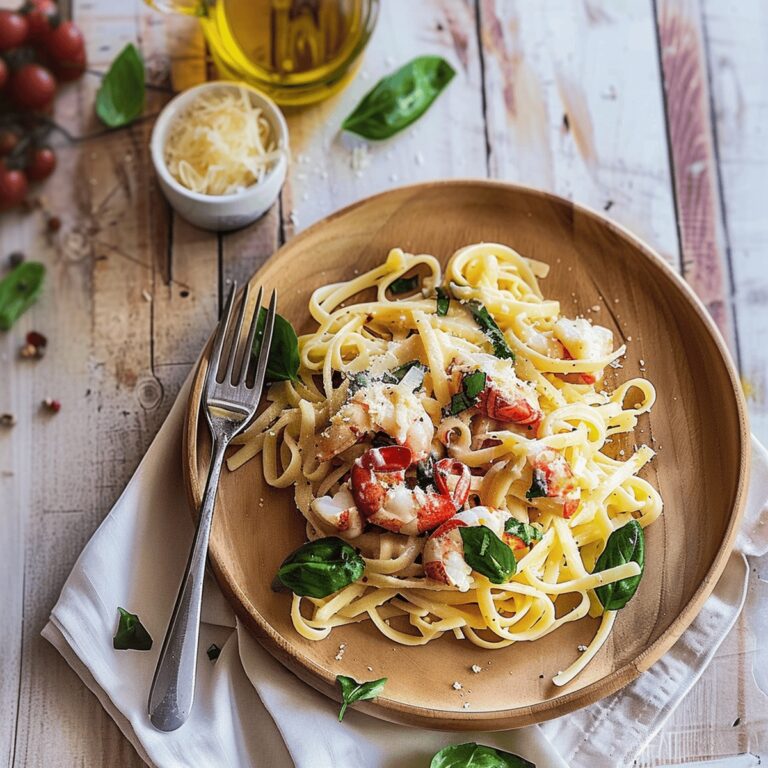Velvety Lobster Pasta Recipe