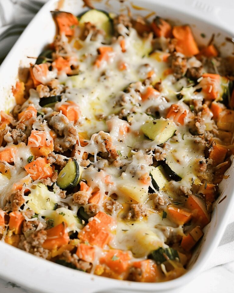 Ground Turkey Sweet Potato Bake Recipe