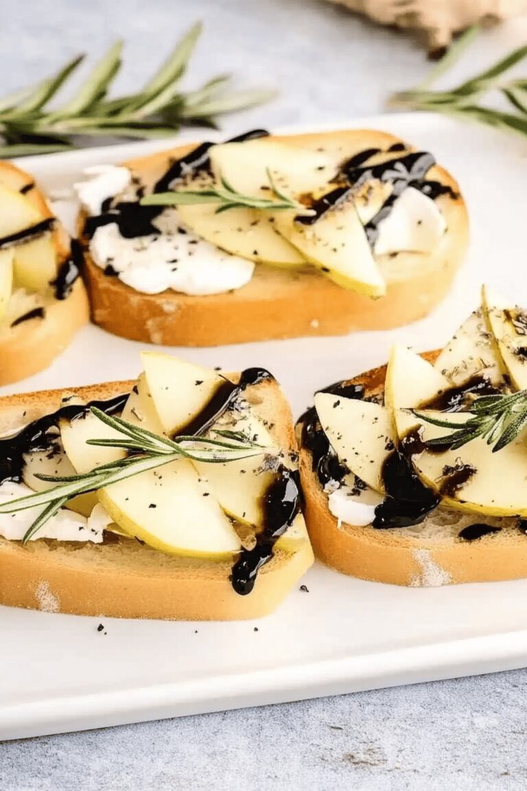 Pear Crostini Recipe