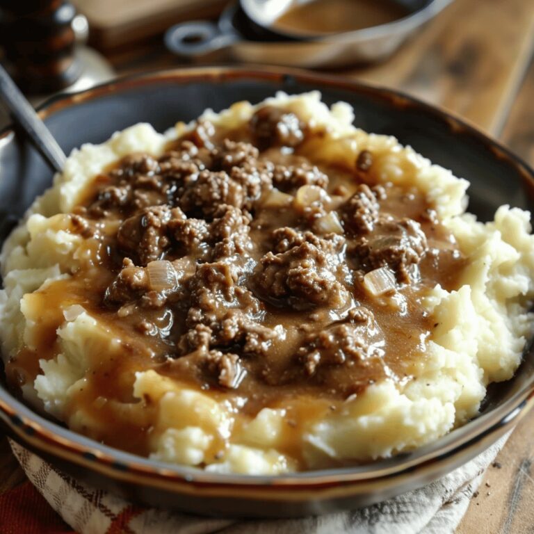 Rustic Beef And Potato Gravy Bowl Recipe