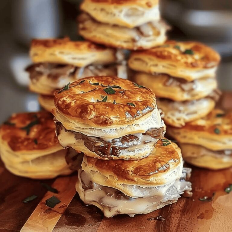 Roast Beef and Provolone Biscuit Delights Recipe