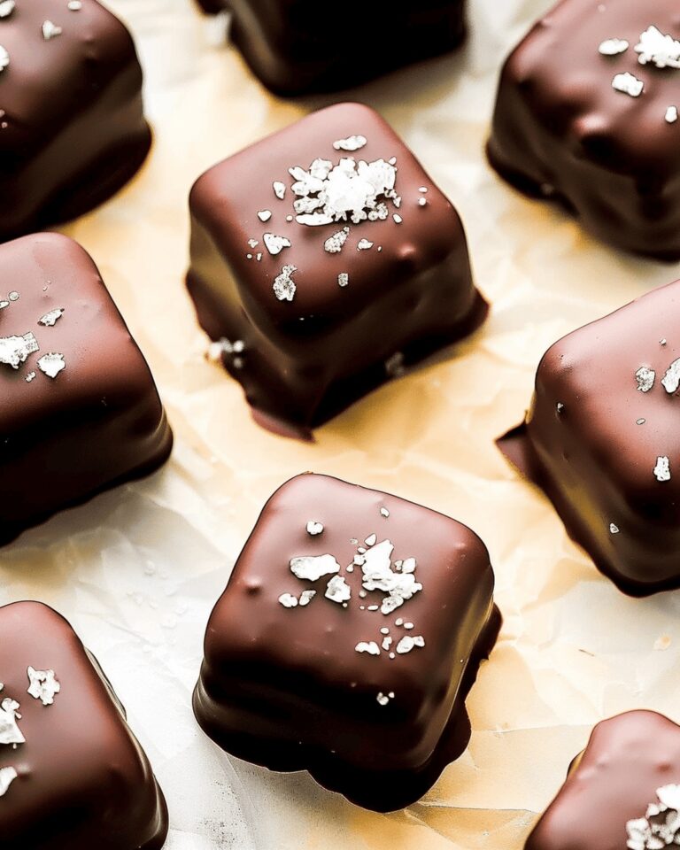 Salty Chocolate Date Caramels Recipe
