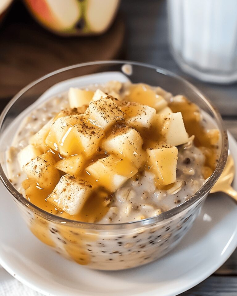 Apple Cinnamon Overnight Oats Recipe