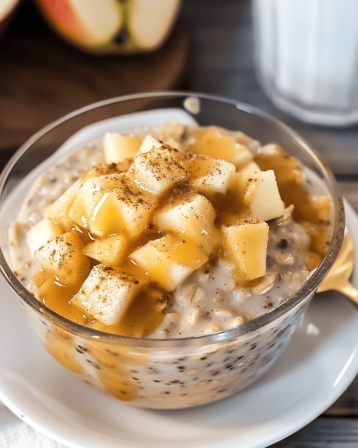 Apple Cinnamon Overnight Oats Recipe