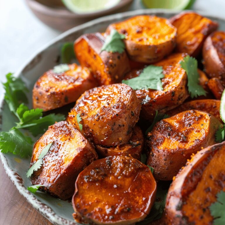 Fiery Mexican Roasted Sweet Potatoes Recipe