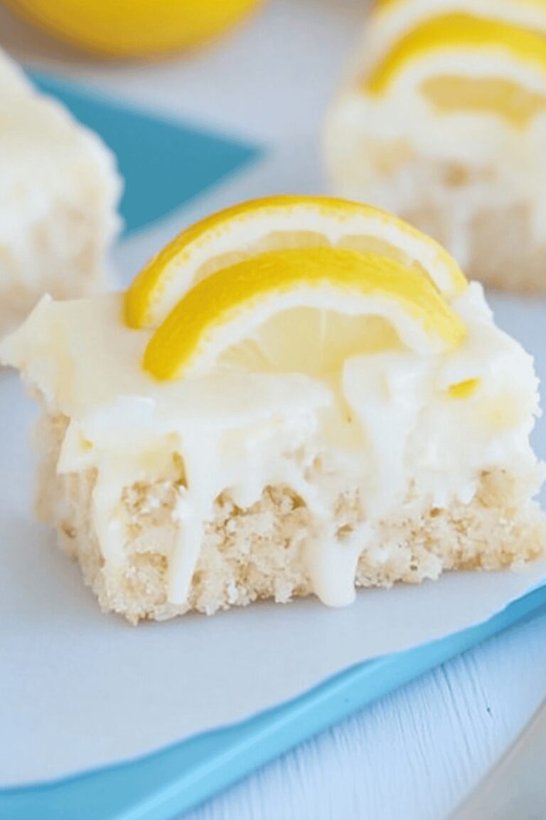 Lemon Cheesecake Rice Krispie Treats Recipe
