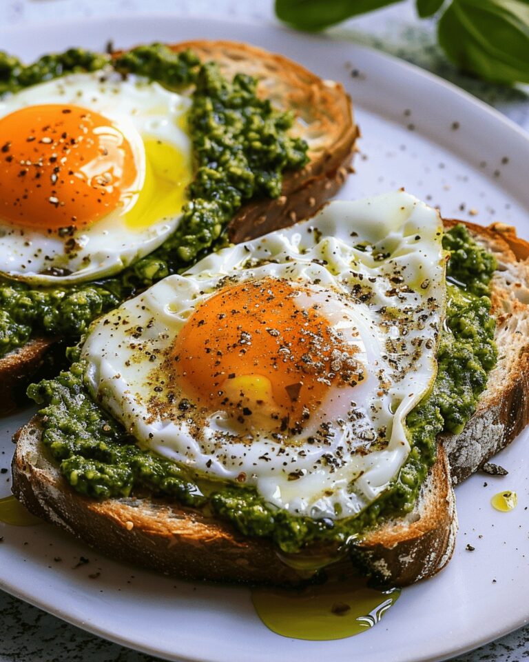 Pesto Toast Recipe