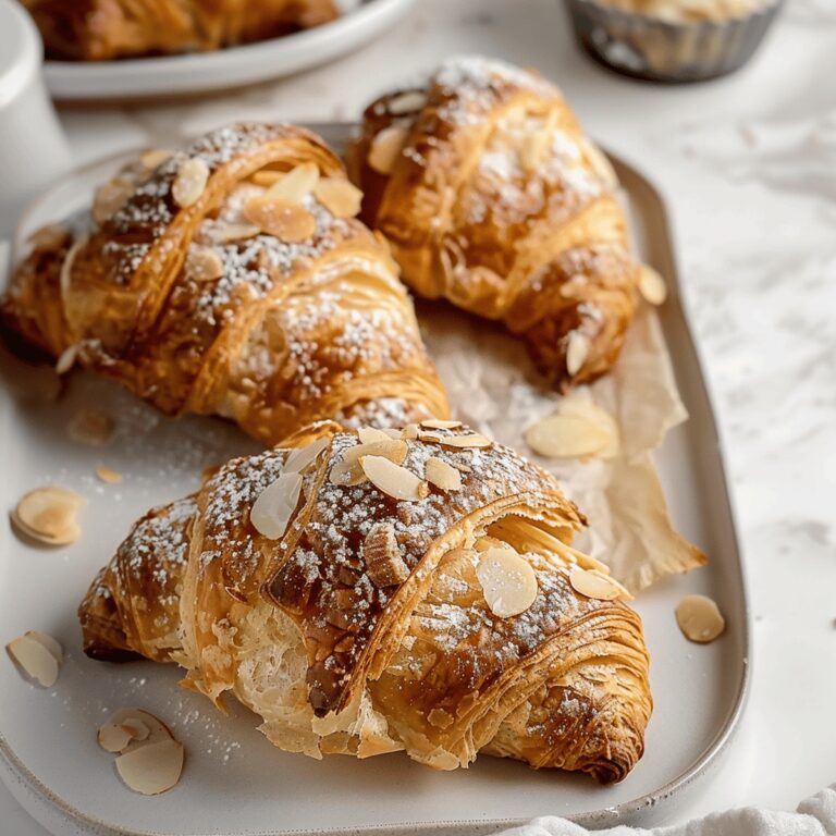 Buttery Almond Bliss Croissants Recipe