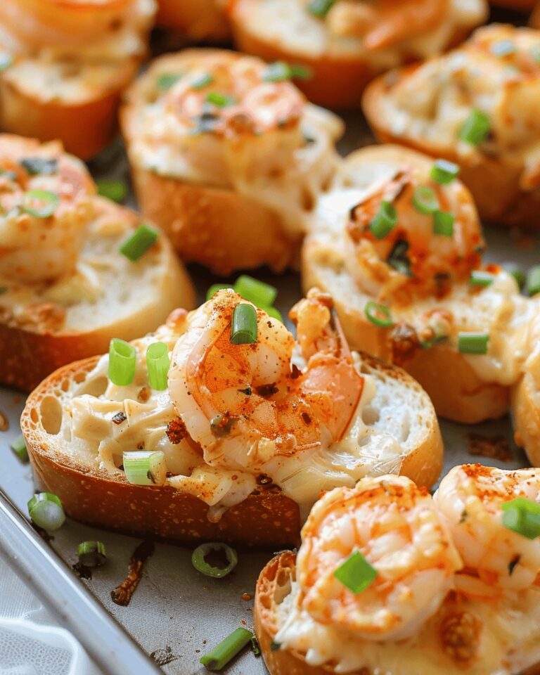 Crispy Shrimp-Infused Baguette Bites Recipe