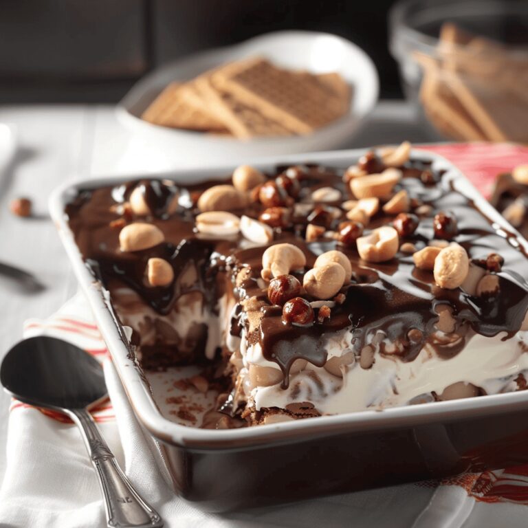 Heavenly Buster Bar Ice Cream Cake Recipe