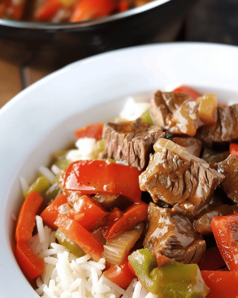 Sizzling Peppered Steak Recipe