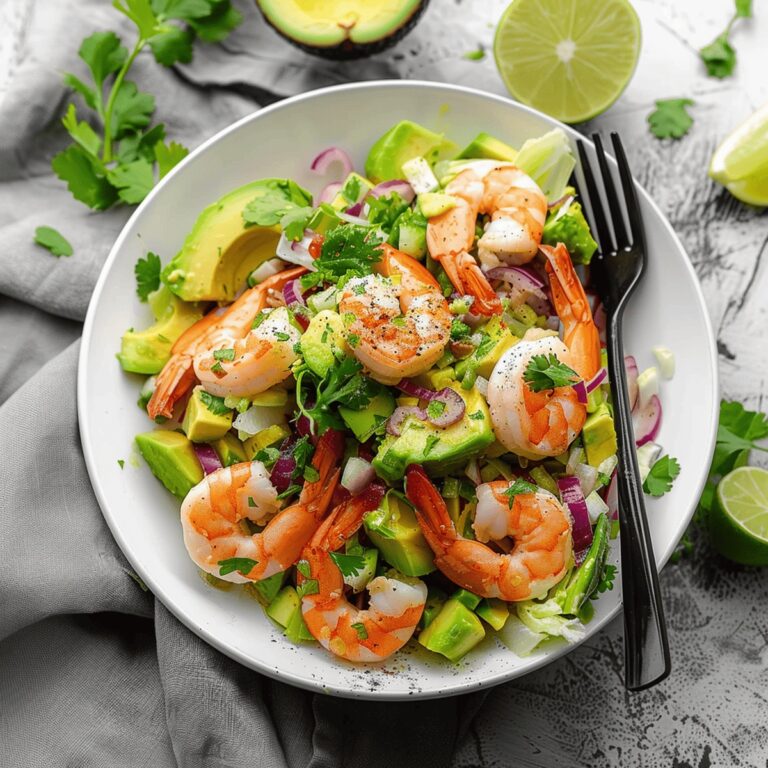 Vibrant Shrimp Avocado Salad Recipe