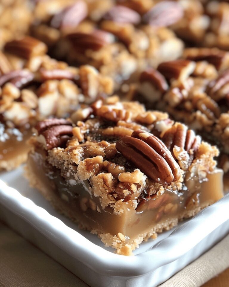 Lazy Girl Pecan Pie Squares Recipe
