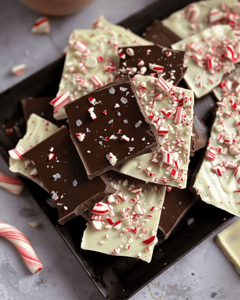 Silky Chocolate Mint Bark Recipe