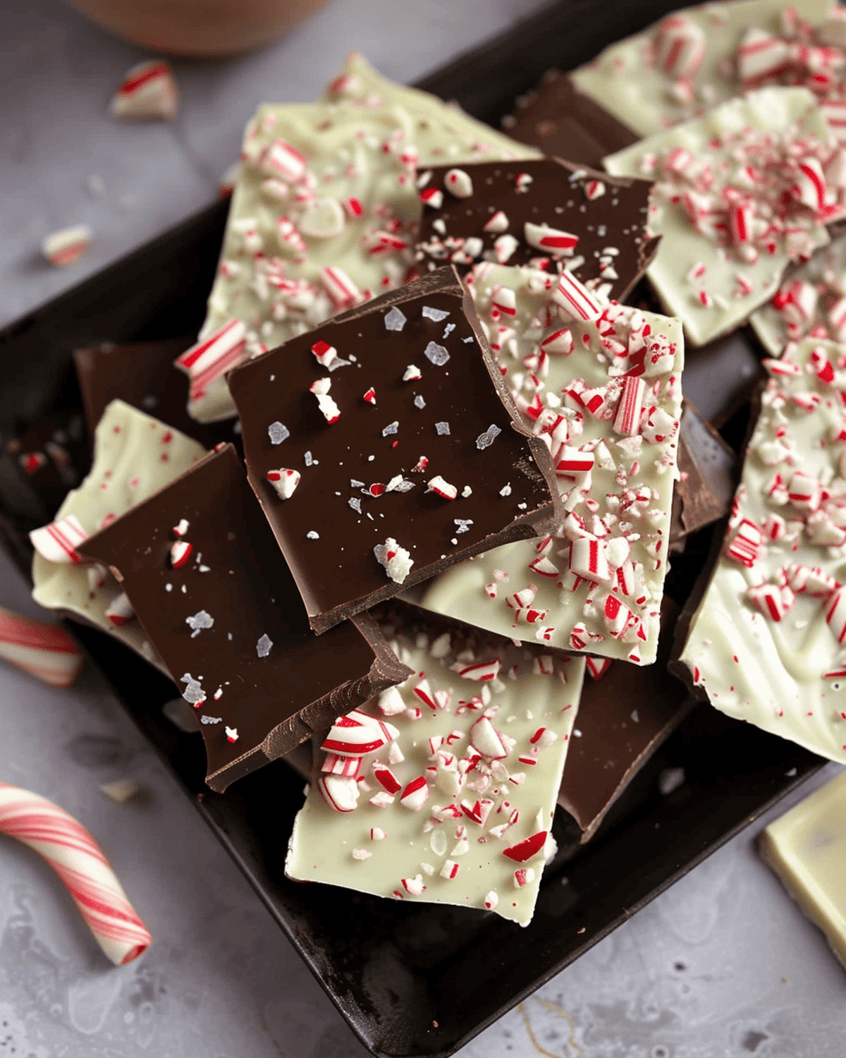 Silky Chocolate Mint Bark Recipe