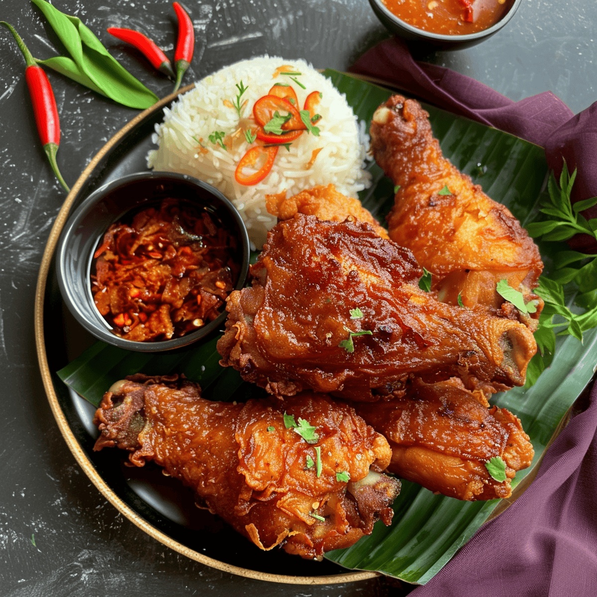 Golden Thai Crispy Fried Chicken Recipe
