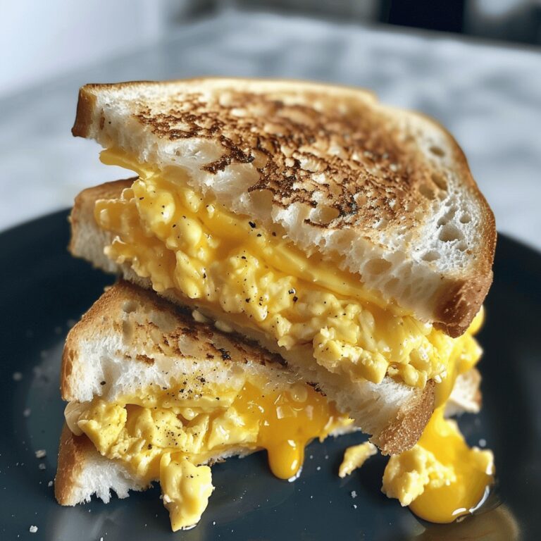 Gooey Egg Melt Sandwich Recipe
