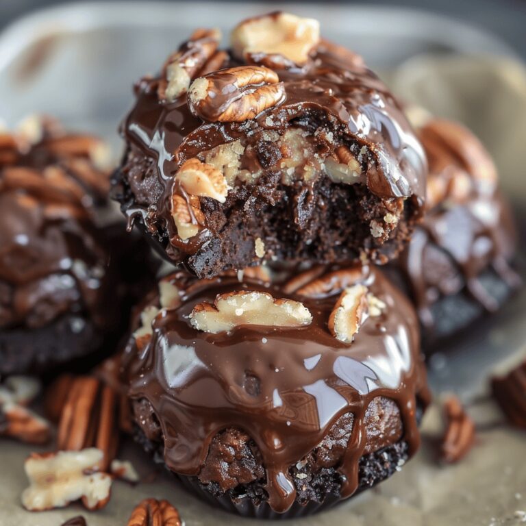 Sinful Pecan Pie Brownie Bombs Recipe