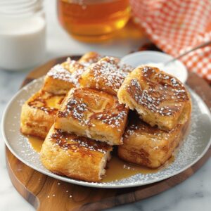 Fluffy Hawaiian Roll French Toast Recipe