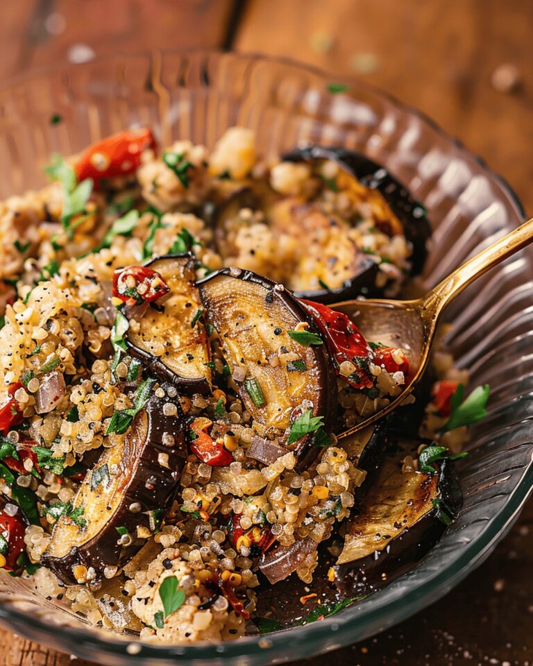 Best Roasted Eggplant Salad Recipe