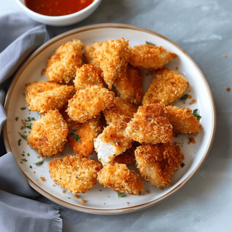 Golden Homemade Chicken Nuggets Recipe
