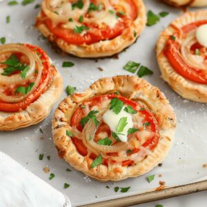 Savory Tomato Tarts Recipe