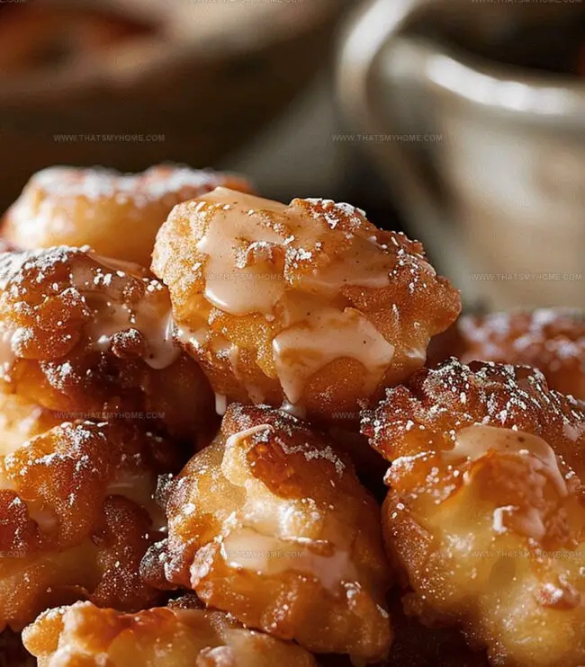 Instructions for Cider-Glazed Apple Fritters