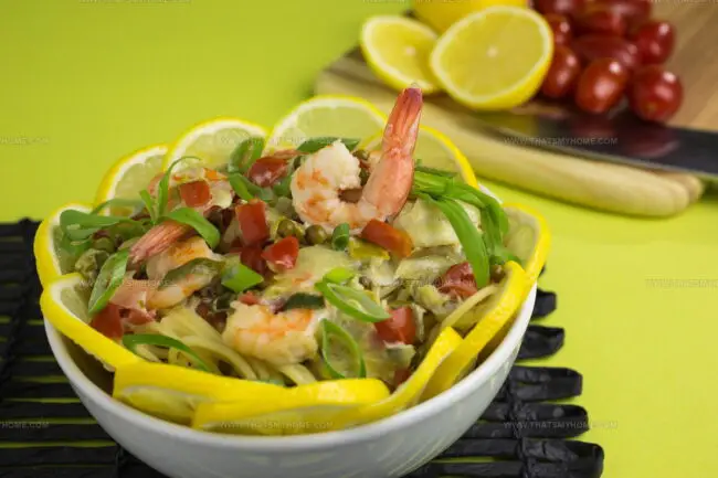 Tarragon Shrimp Pasta