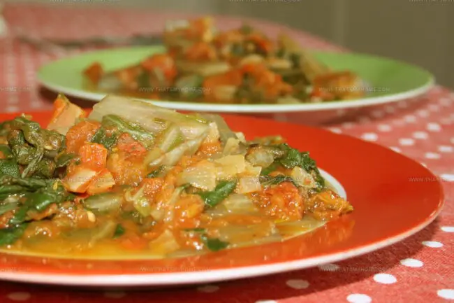Swiss Chard And Tomatoes (Acelgas Con Tomate)